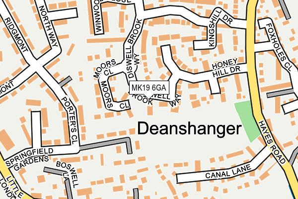 Map of CRAIG O'DELL PAINTING AND DECORATING LTD at local scale