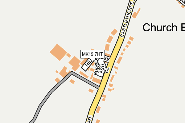 Map of CARTWRIGHT CLARK LIMITED at local scale
