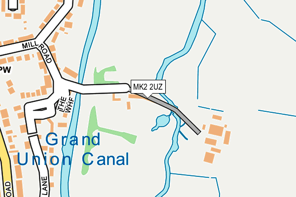 MK2 2UZ map - OS OpenMap – Local (Ordnance Survey)