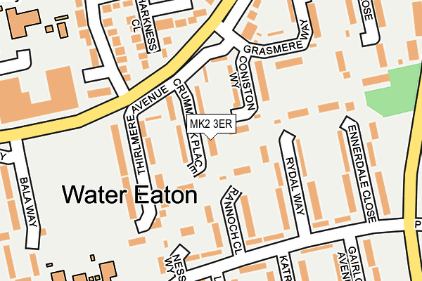 MK2 3ER map - OS OpenMap – Local (Ordnance Survey)