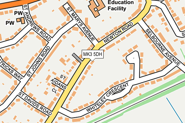 MK3 5DH map - OS OpenMap – Local (Ordnance Survey)