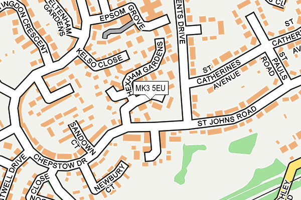 MK3 5EU map - OS OpenMap – Local (Ordnance Survey)