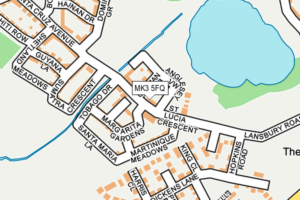 MK3 5FQ map - OS OpenMap – Local (Ordnance Survey)