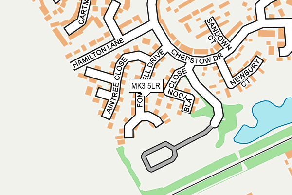 MK3 5LR map - OS OpenMap – Local (Ordnance Survey)