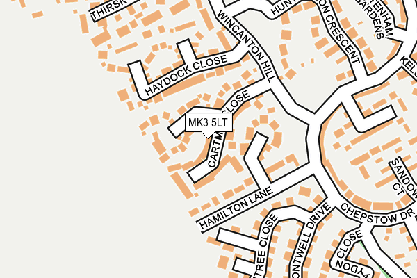 MK3 5LT map - OS OpenMap – Local (Ordnance Survey)