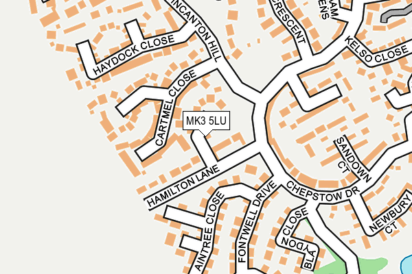 MK3 5LU map - OS OpenMap – Local (Ordnance Survey)