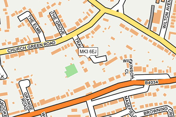 MK3 6EJ map - OS OpenMap – Local (Ordnance Survey)