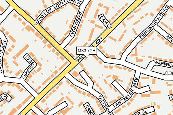 MK3 7DH map - OS OpenMap – Local (Ordnance Survey)