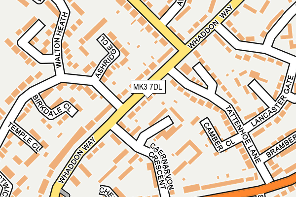 MK3 7DL map - OS OpenMap – Local (Ordnance Survey)
