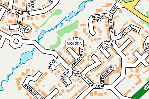 MK4 2DA map - OS OpenMap – Local (Ordnance Survey)