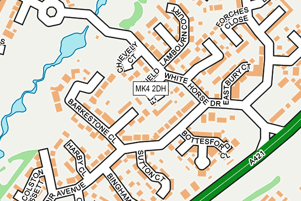 MK4 2DH map - OS OpenMap – Local (Ordnance Survey)