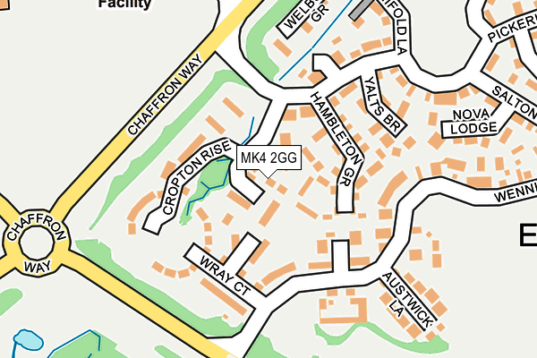 MK4 2GG map - OS OpenMap – Local (Ordnance Survey)