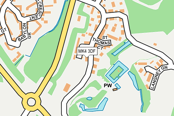 MK4 3DF map - OS OpenMap – Local (Ordnance Survey)