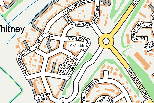 MK4 4EB map - OS OpenMap – Local (Ordnance Survey)