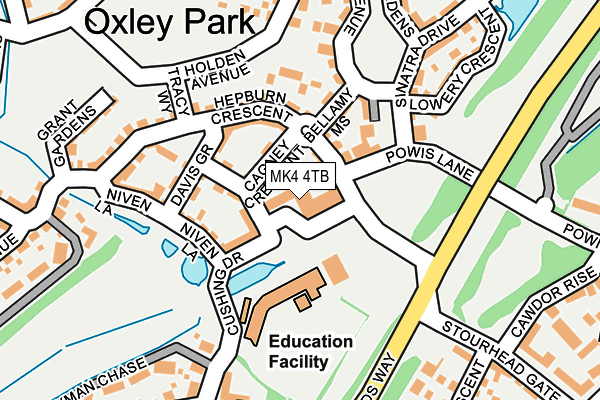 MK4 4TB map - OS OpenMap – Local (Ordnance Survey)