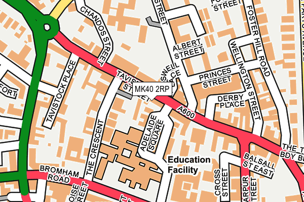 MK40 2RP map - OS OpenMap – Local (Ordnance Survey)