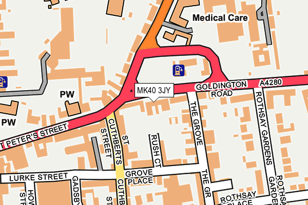 Map of 8 ST GEORGE'S ROAD MANAGEMENT LIMITED at local scale