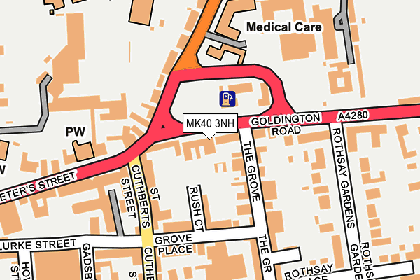 MK40 3NH map - OS OpenMap – Local (Ordnance Survey)