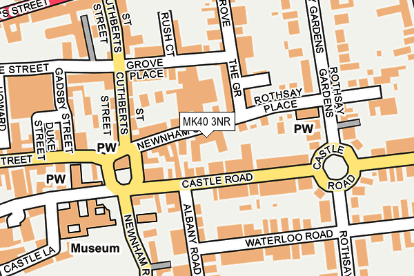 MK40 3NR map - OS OpenMap – Local (Ordnance Survey)