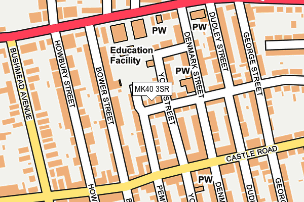 MK40 3SR map - OS OpenMap – Local (Ordnance Survey)