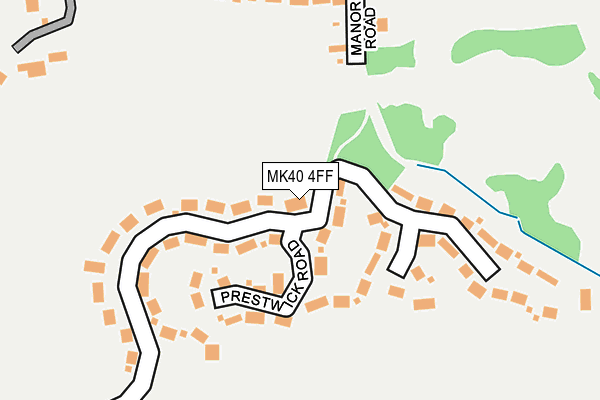 Map of R5D LTD at local scale