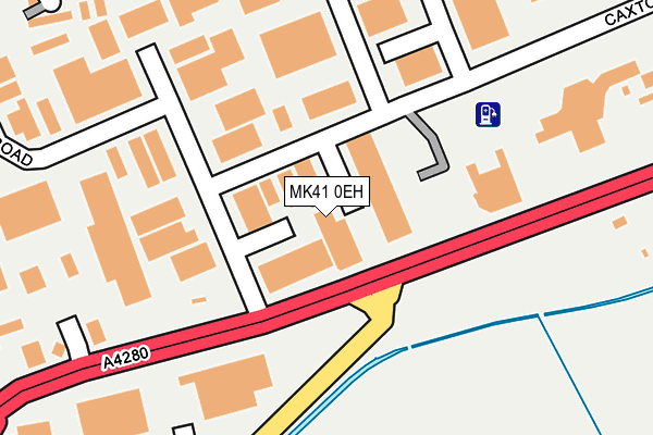 Map of HURST CARS LTD at local scale
