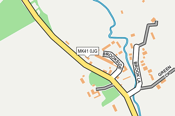 MK41 0JG map - OS OpenMap – Local (Ordnance Survey)