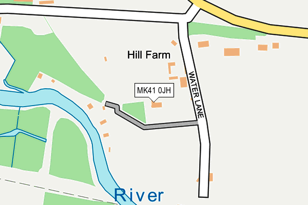 MK41 0JH map - OS OpenMap – Local (Ordnance Survey)