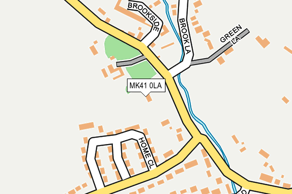 MK41 0LA map - OS OpenMap – Local (Ordnance Survey)
