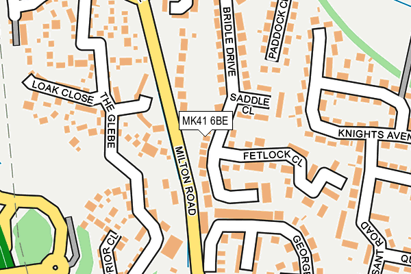 MK41 6BE map - OS OpenMap – Local (Ordnance Survey)