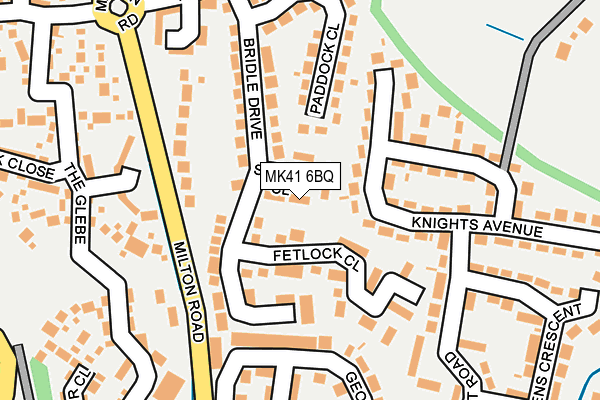 MK41 6BQ map - OS OpenMap – Local (Ordnance Survey)