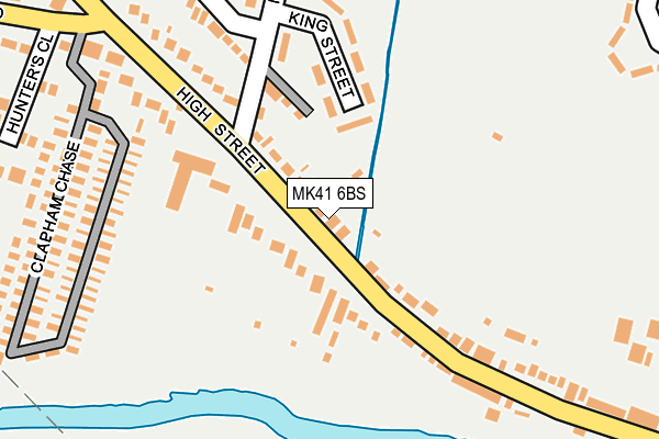 MK41 6BS map - OS OpenMap – Local (Ordnance Survey)