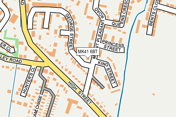 MK41 6BT map - OS OpenMap – Local (Ordnance Survey)