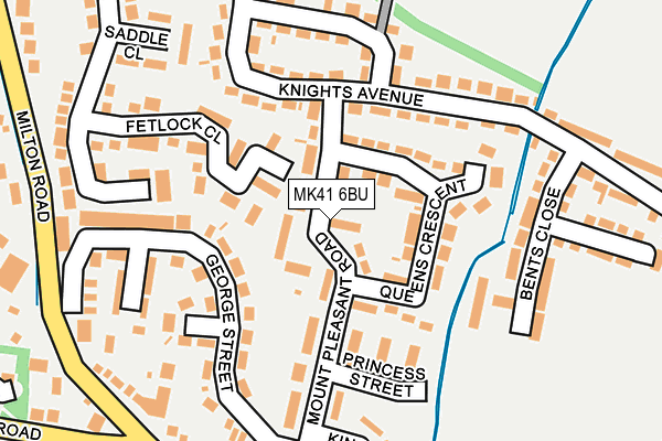 MK41 6BU map - OS OpenMap – Local (Ordnance Survey)