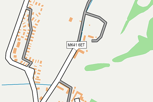 MK41 6ET map - OS OpenMap – Local (Ordnance Survey)
