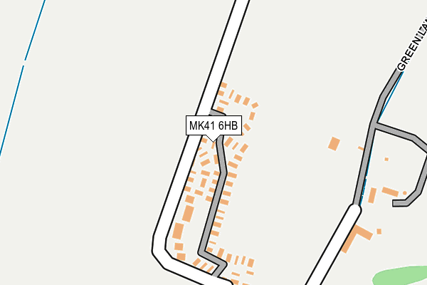 MK41 6HB map - OS OpenMap – Local (Ordnance Survey)