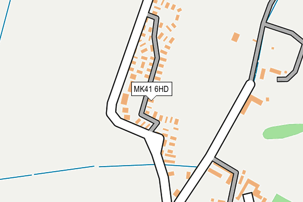 MK41 6HD map - OS OpenMap – Local (Ordnance Survey)