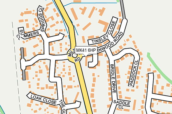 MK41 6HP map - OS OpenMap – Local (Ordnance Survey)