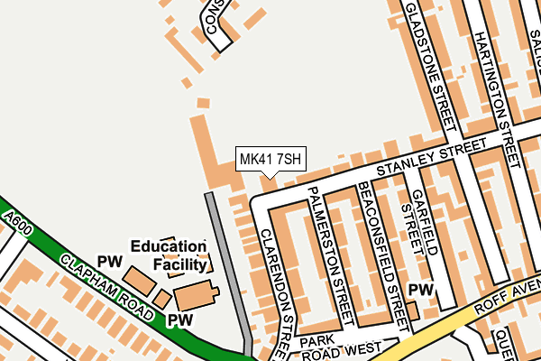 MK41 7SH map - OS OpenMap – Local (Ordnance Survey)