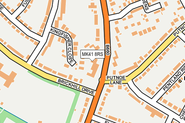 MK41 8RS map - OS OpenMap – Local (Ordnance Survey)