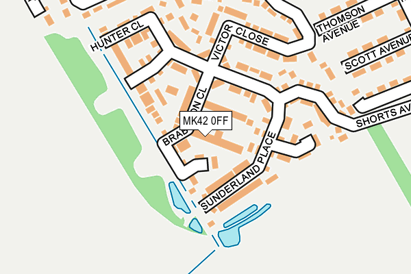 MK42 0FF map - OS OpenMap – Local (Ordnance Survey)