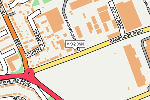 MK42 0NN map - OS OpenMap – Local (Ordnance Survey)