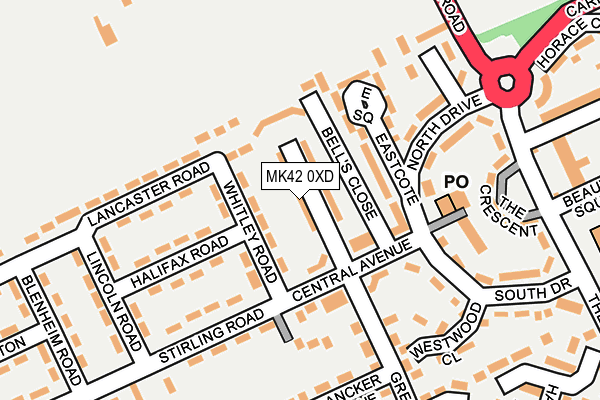 Map of RZINTRADE LTD at local scale