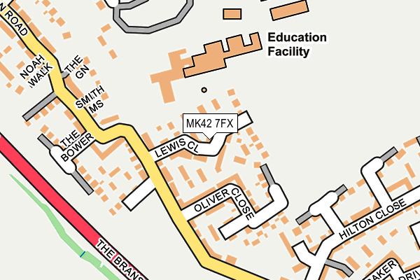 Map of PURE SUPPORT HILL LTD at local scale