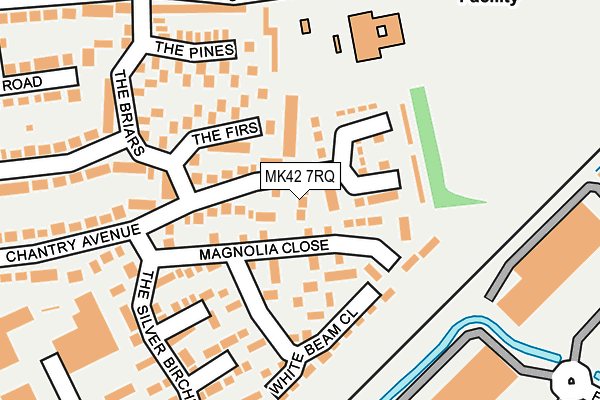 MK42 7RQ map - OS OpenMap – Local (Ordnance Survey)