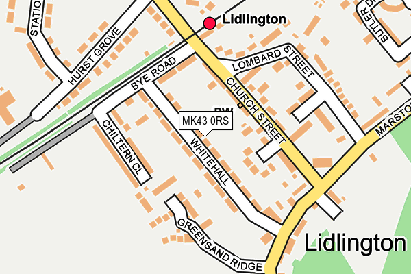 Map of WJ UPTON LTD at local scale