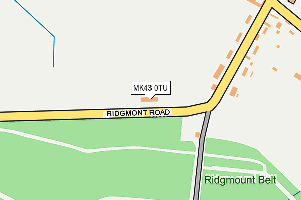 MK43 0TU map - OS OpenMap – Local (Ordnance Survey)