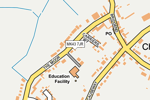 Map of SOFTLEY LIMITED at local scale