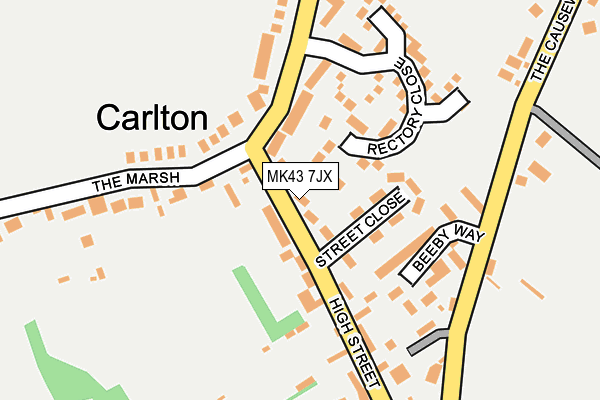Map of CARLTON VILLAGE ACCOUNTANCY SERVICES LIMITED at local scale