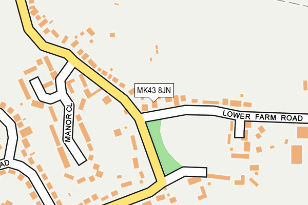 MK43 8JN map - OS OpenMap – Local (Ordnance Survey)